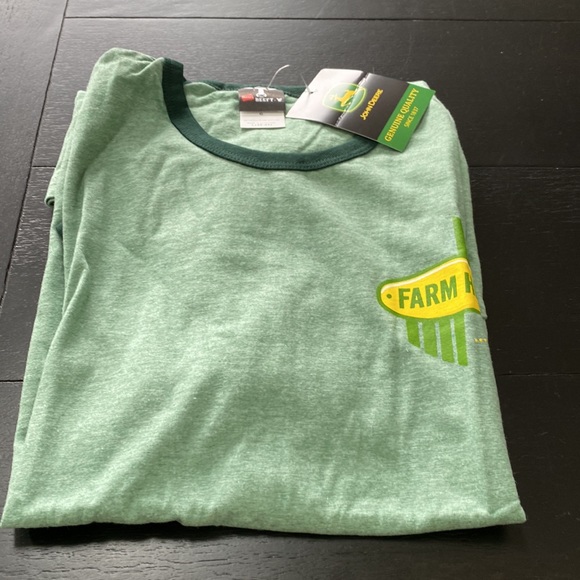 NWT John Deere Farm Hard…or go home Tee. Beefy Brand Tee. Various Sizes - Picture 8 of 8